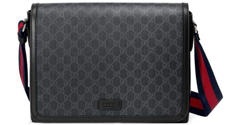 gucci nektas heren zwart|Gucci messenger bag.